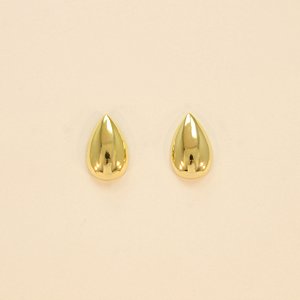 Brinco Gota Folheado a Ouro 18k