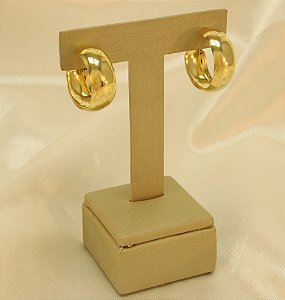Brinco Argola Folheado a Ouro 18k