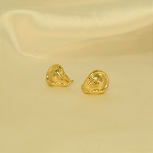 Brinco de Gota Folheado a Ouro 18k