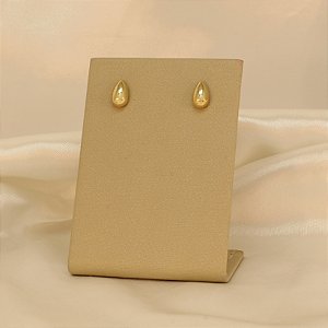 Brinco Gota Banhado a Ouro 18k
