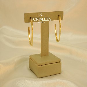 Brinco Argola Banhado a Ouro 18k