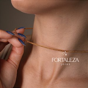 Corrente Malha Italiana Banhado a Ouro 18k