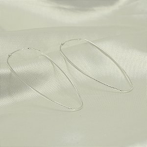 Brinco Argola Banhado a Prata 925