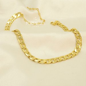 Choker de Elo Groumet Banhado a Ouro 18k