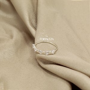 Anel de Corações com Detalhes de Zircônia em Prata 925