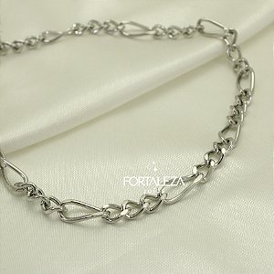 Pulseira Fígaro em Aço Inox