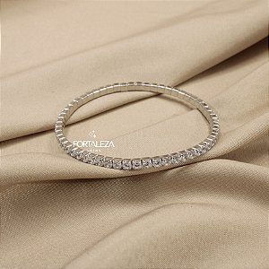 Pulseira Riviera Cravejada com Zircônia em Prata 925