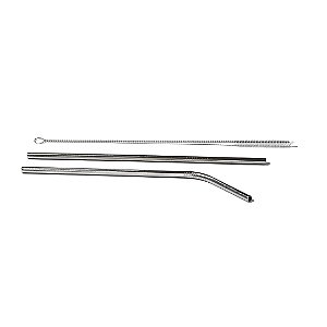 Kit Canudo Inox
