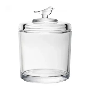 Pote Bird 10,5cm x 10,5cm x 14,5cm Cristal Ecológico - Wolff