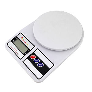 Balança de Cozinha Digital em Plástico Capacidade Até 10kg - honeyhome