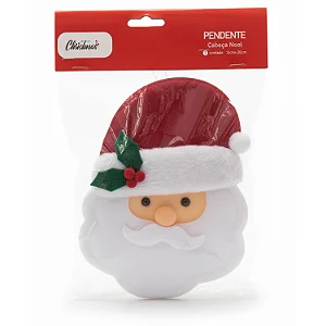 Pendente enfeite De Natal Árvore Papai Noel 15x20