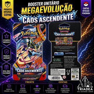 Pack 5 Boosters Pokémon Coleção Caos Ascendente