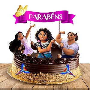 Topo de Bolo Personalizado Encanto