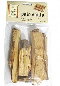 INCENSO MADEIRA SAGRADA DO PERÚ PALO SANTO 100% NATURAL - 50 GR