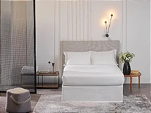 Lençol Casal Com Elastico Madri Hotel 180 Fios TEKA PROFILINE