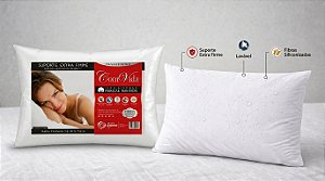 Travesseiro ComVida Percal 180 Fios Suporte Extra Firme 50x70cm – Linha Syana