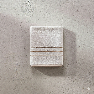 Toalha de Rosto Profissional Teka Profiline Roma Bege - Resistente a Cloro