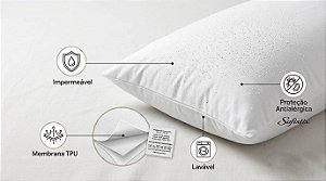 Protetor de Travesseiro Impermeável 50x70cm – Sofistix