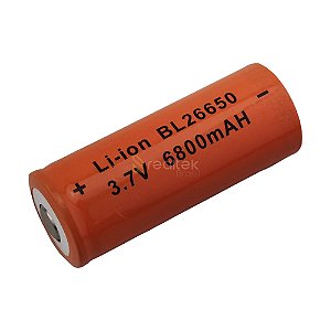Bateria Recarregável Li-ion 6800mah 3.7v BL 26650