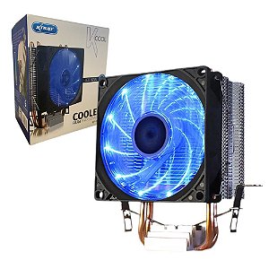 Cooler para Processador Intel e Amd, Com Led Azul - Knup KP-VR303