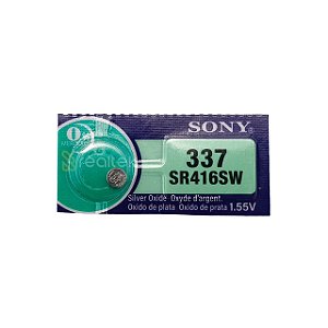 Pilha Bateria SR416SW Sony 337 - 1 Unidade