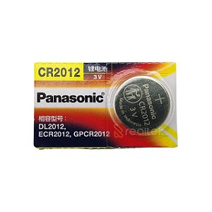 Pilha Bateria CR2012 3v Panasonic - 1 Unidade