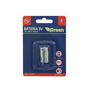 Bateria CR123A 3V 1300mah – Green 013-9123