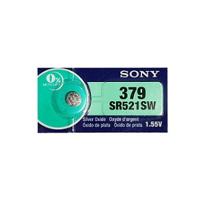 Pilha Bateria SR521SW Sony 379 - 1 Unidade