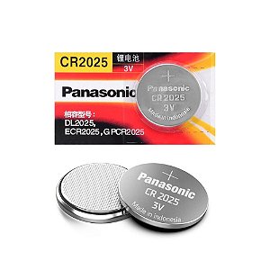Pilha Bateria CR 2025 Panasonic  - 1 Unidade