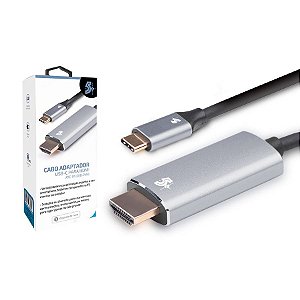 Cabo Adaptador USB-C Para HDMI 2.0, 1.8m 5+ 018-7450
