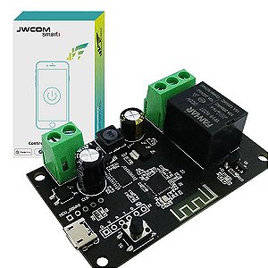 Módulo Interruptor Relé Wi-Fi Pulso App Tuya - Jwcom SA-PU01 DIY