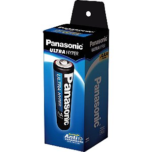 Pilha AAA (Palito) Panasonic R03 - Pack Com 40 Unidades