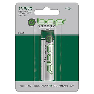 Bateria 18650 3.7V 2000mah Lithium - Bap Energy 18650B