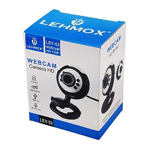 Webcam Usb Com Microfone Integrado - Lehmox Ley-53