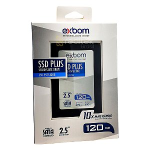 SSD 120gb SATA III 6.0GB/S - Exbom SSD-25SA120G