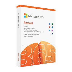 Microsoft 365 Personal, Licença Anual - Box