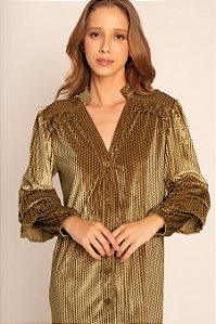 vestido Devoré Antonella  Mascavo