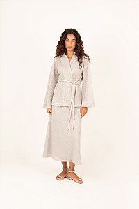 Kimono tela prata
