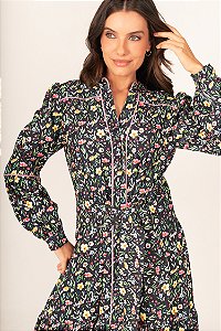 Chemise corduroy estampa Lilly