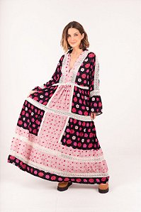 Vestido Maria Clara rendas