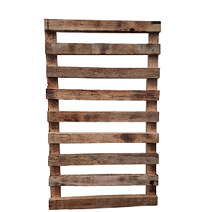 Painel Treliça Vertical de madeira - 48cm X 30cm