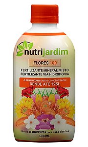 Fertilizante Líquido Concentrado Flores 100 - 250ml