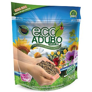 EcoAdubo Fertilizante Orgânico Granulado (750g) - O Segredo para um Jardim Vibr