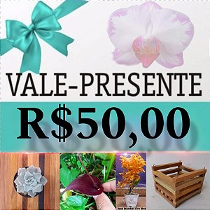 Vale Presente R$ 50,00