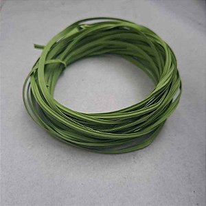 Arame Plastificado Fio Duplo 10 metros - Cor Verde
