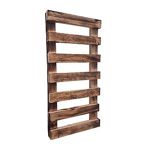 Painel Treliça Vertical de madeira - 38cm X 20cm