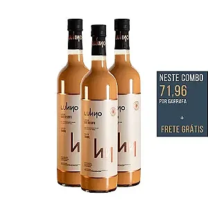 COMBO 3 Garrafas de Licor de Doce de Leite 750ml