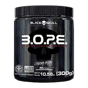 B.O.P.E Pré Treino - 300G Frutas Vermelhas - Black Skull
