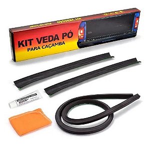 Kit Veda Pó Vedação Caçamba Tampa Traseira