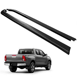 Protetor de Borda Toyota Hilux 2016 a 2022 Lateral Caçamba